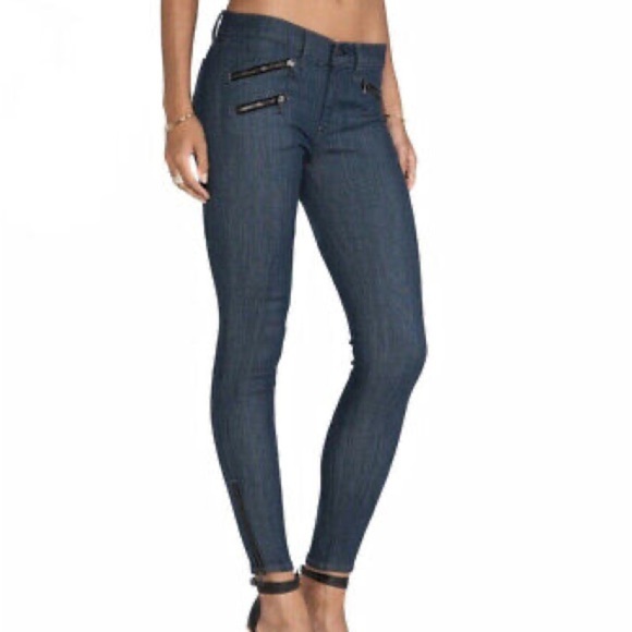 Rag&Bone Jeans Womens 24 Alice Skinny Leg Mid Rise Zipper Grunge Rock Y2K 90s - Picture 2 of 12